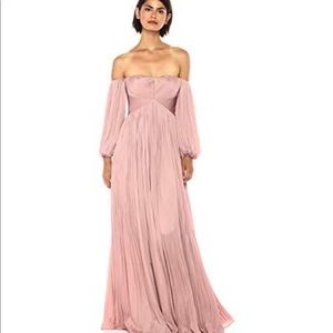 Halston Heritage Pleated Gown Pink SIZE 2